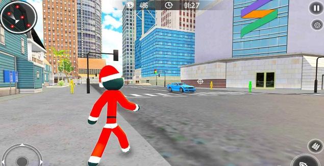 圣诞老人火柴人游戏最新版