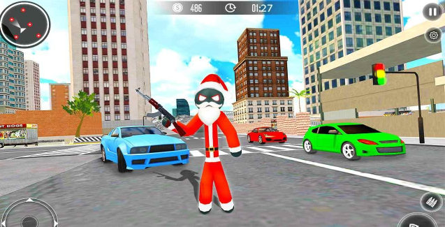 圣诞老人火柴人游戏最新版