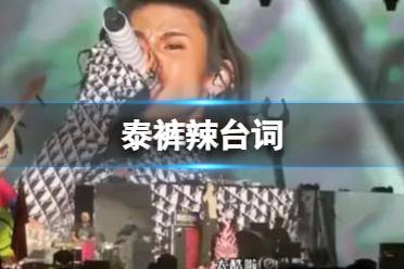 泰裤辣台词 小鬼王琳凯经典语录是什么
