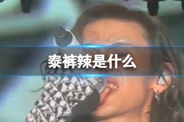 泰裤辣是什么意思 泰裤辣表达的含义是什么