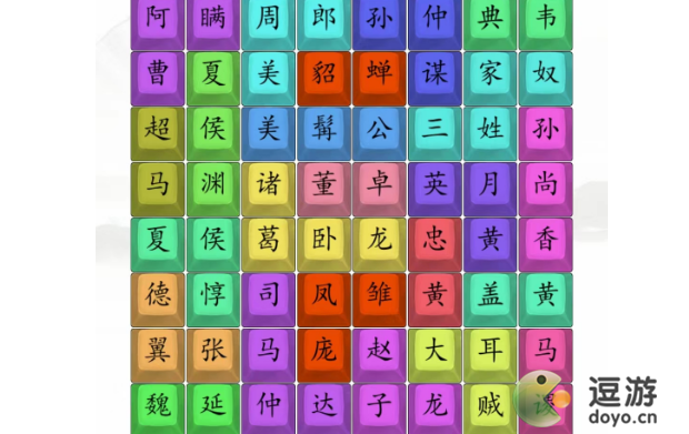 汉字找茬王找出三国人物怎么通关