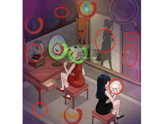 汉字找茬王魅狐画皮找出恐怖悬疑点怎么玩