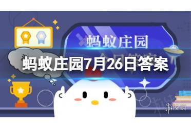 鸽哨蚂蚁庄园7月26日 鸽哨戴在鸽子的尾羽上还是脚上