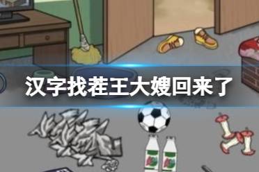 《汉字找茬王》大嫂回来了 快速整理好房间通关心得