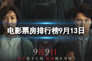 电影票房排行榜9月13日 9.13第八个嫌疑人等电影票房排行榜