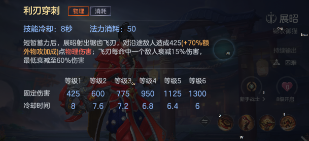 曙光英雄展昭教学 曙光英雄展昭怎么玩才好