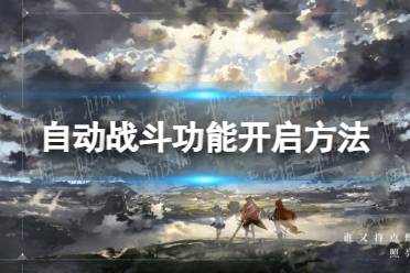 《光隙解语》自动战斗功能开启方法