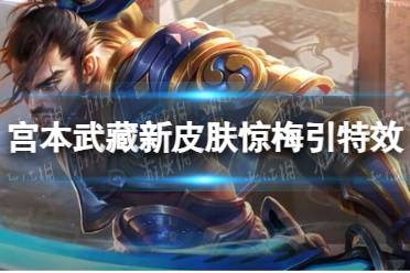 《王者荣耀》宫本武藏新皮肤惊梅引特效一览