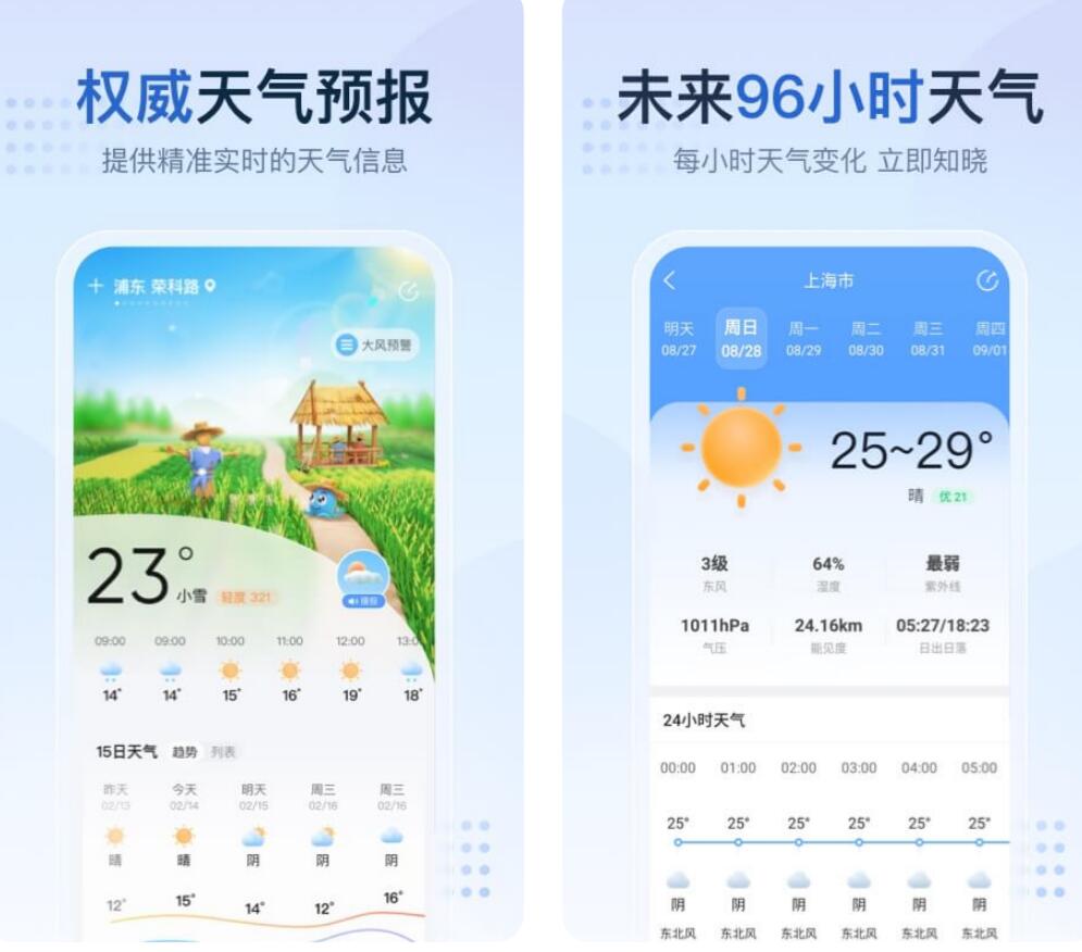 天气预报哪个软件最准确 热门的天气预报app最新排行榜