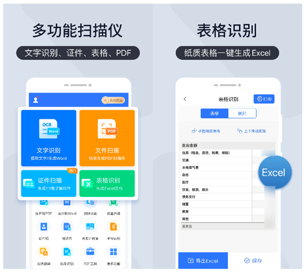 图片转成excel表格用什么软件 表格扫描识别工具有哪些