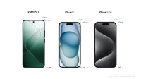 小米14与iPhone 15/15 Pro同框对比：边框高下立判