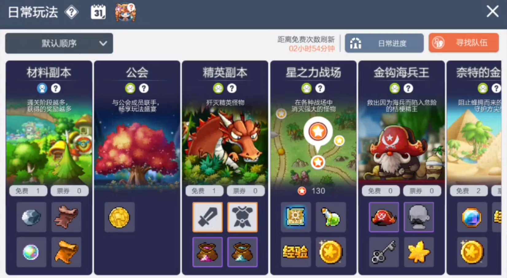 冒险岛枫之传说星图有哪些 冒险岛枫之传说前期收益高的星图一览