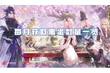 阴阳师每月获取黑蛋数量一览