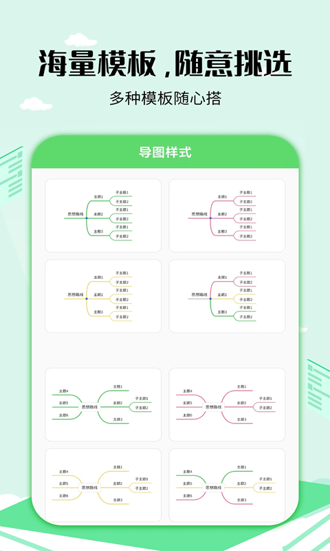 一键生成思维导图的软件有哪些 一键生成思维导图的APP软件有哪些