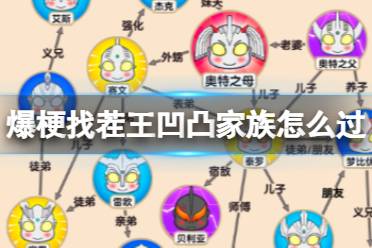 爆梗找茬王凹凸家族怎么过