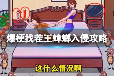 爆梗找茬王蟑螂入侵攻略