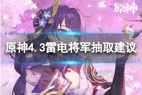《原神》雷电将军值得抽吗 4.3雷电将军抽取建议