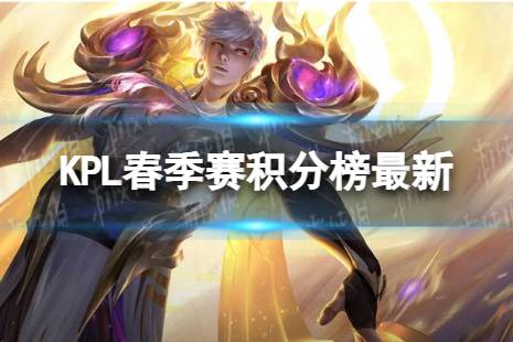 2024KPL春季赛积分榜最新 KPL春季赛2月5日积分排行
