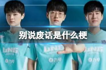 weiwei别说废话梗讲解 别说废话是什么梗