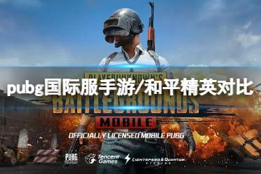 pubg国际服手游和和平精英有什么区别解析