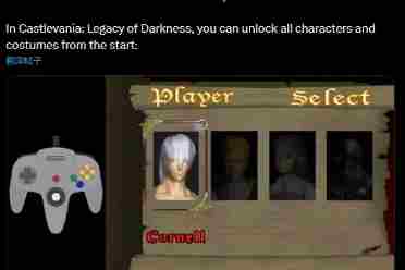 25年后!玩家意外发现《恶魔城默示录外传》中的新秘技分析讲解