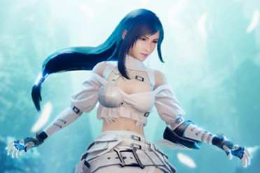 洁白礼服清纯动人！《FF7EC》蒂法羽毛风格服装公布分享