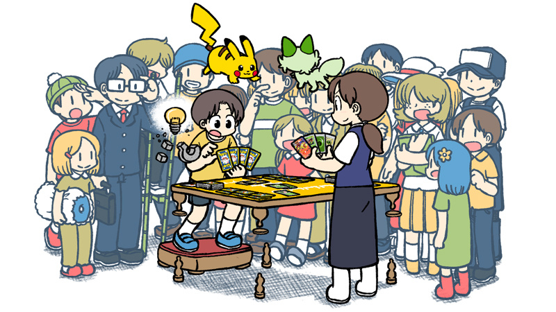 新井圭一操刀《宝可梦对战学院》卡牌发售纪念插画亮相分享