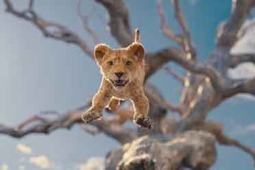 真狮版《狮子王：木法沙》曝新剧照 幼狮从高处跃下讲解分享