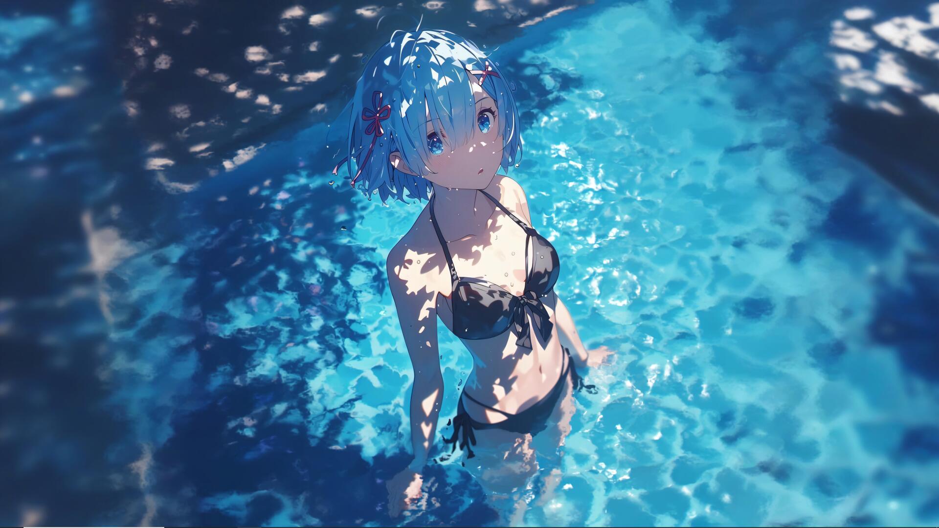 wallpaper engine动态壁纸推荐Top10！雷姆泳池超爱！分享