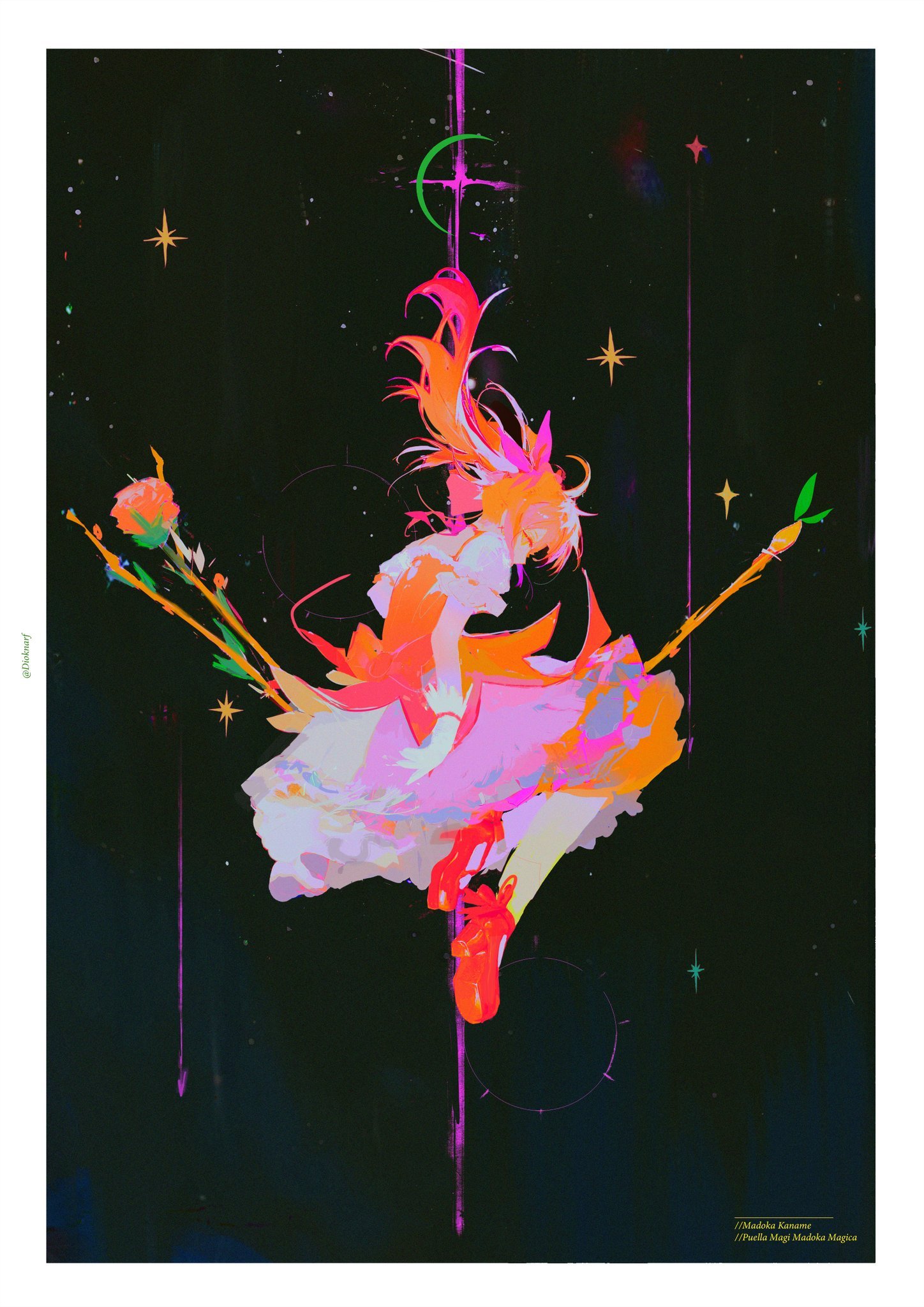 witter用户Dioknarf分享魔法少女小圆插画盘点分享