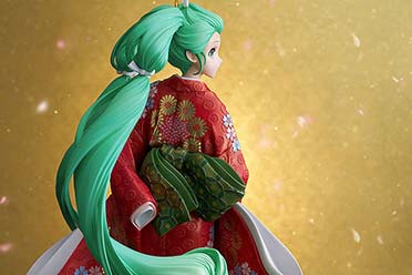 初音未来回眸美人Ver.手办 公主殿下化身古典美人！