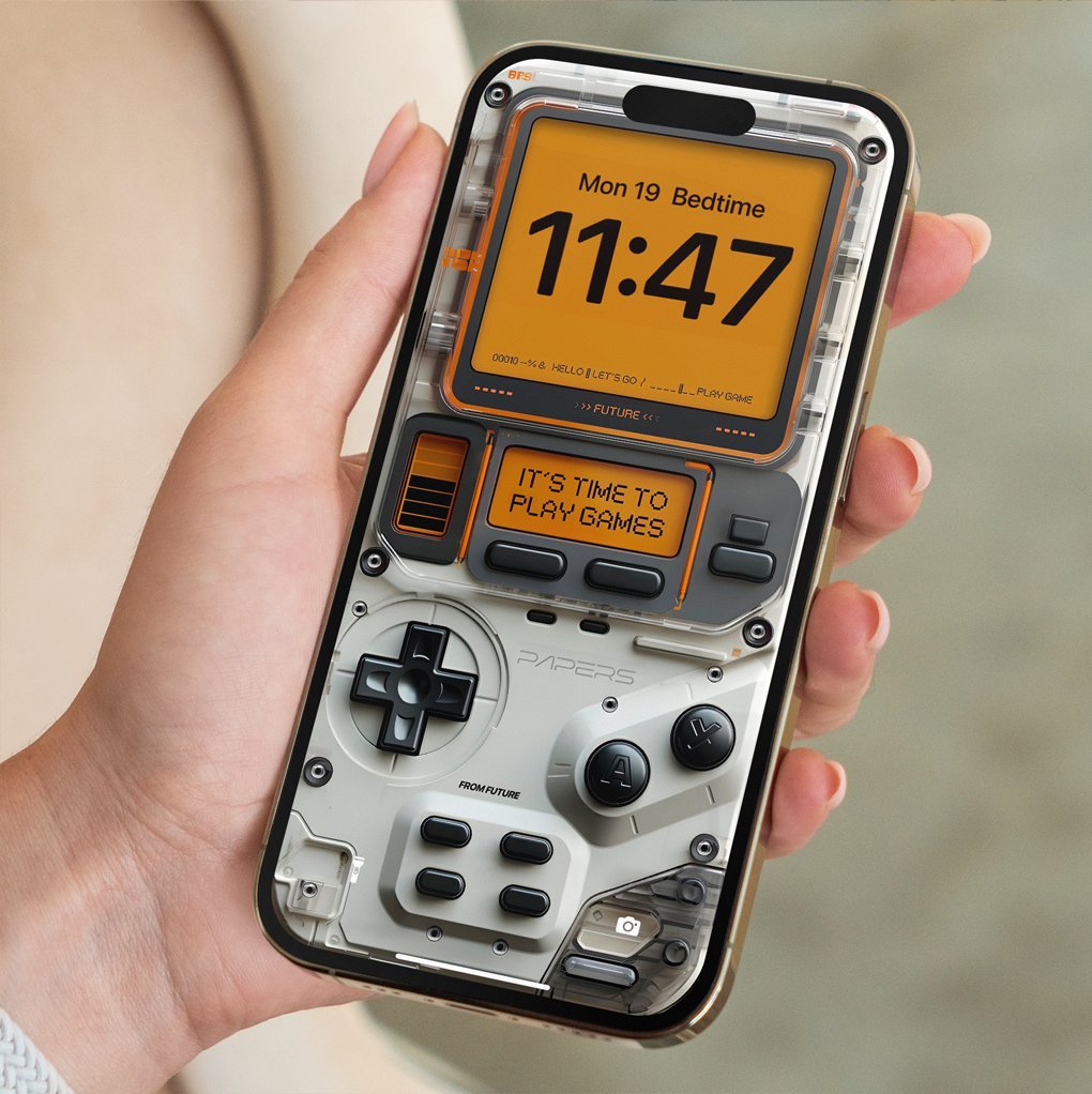 近日在X平台上非常火爆的复古游戏机风格手机壁纸！盘点