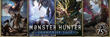 限时开启《怪物猎人》全系列进行为期两周的折扣活动 分享解说