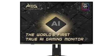 微星将发布首款AI显示器MEG 321URXQD-OLED定价过万 讲解分享