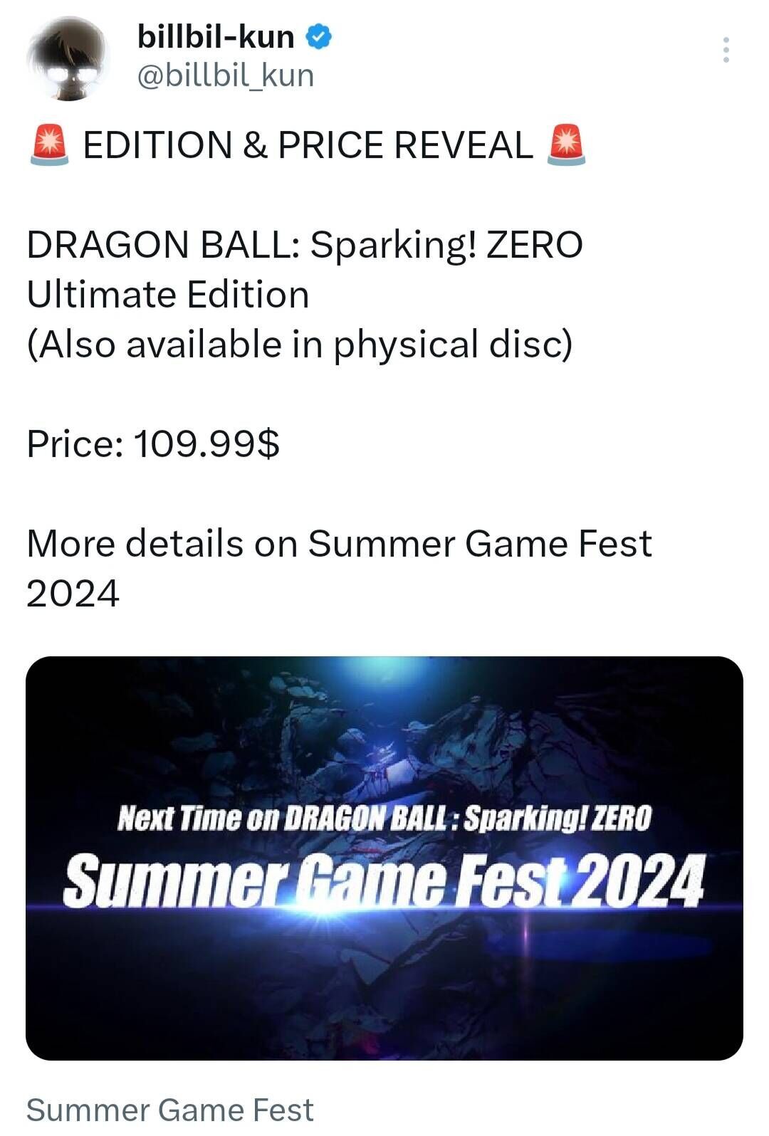 《七龙珠：电光炸裂 ZERO》终极版售价为109.99美元 讲解