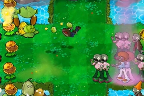 植物大战僵尸杂交版冒险模式54过关方法讲解