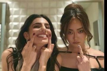 小岛秀夫激情转发 《黑袍纠察队》官推发布了爆头女和喜美子的合照