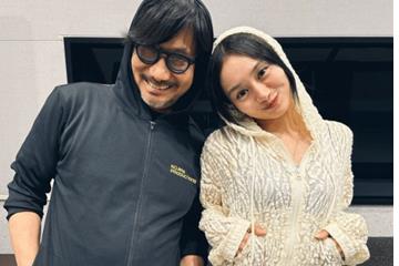 女星忽那汐里笑容可爱 小岛秀夫晒《死搁2》工作照