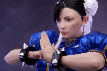 《街霸》春丽1:1真人比例半身像开启预定 太逼真了！