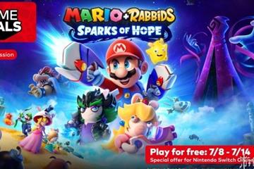 《马力欧疯兔 星耀之愿》免费玩 NS美服新试玩同乐会!