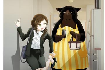 《能干猫今天也忧郁?能干猫也会玩益智游戏?》 改编自漫画《能干猫今天也忧郁