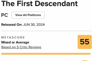 没有媒体给好评 《第一后裔》M站媒体均分55分