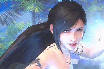 来到海边也不忘操练 《FF7EC》蒂法新皮肤实机演示