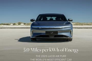 约50万起售 全球最高效汽车新款Lucid Air发布