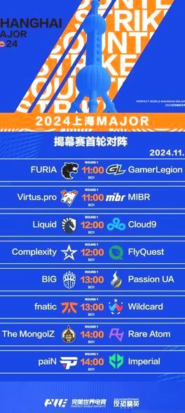 CSGO上海Major赛程如何安排_2024年最新赛程时间表一览公布