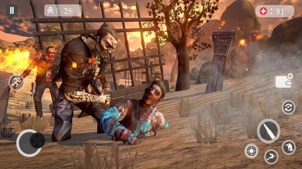 狙击枪猎杀僵尸 手机版