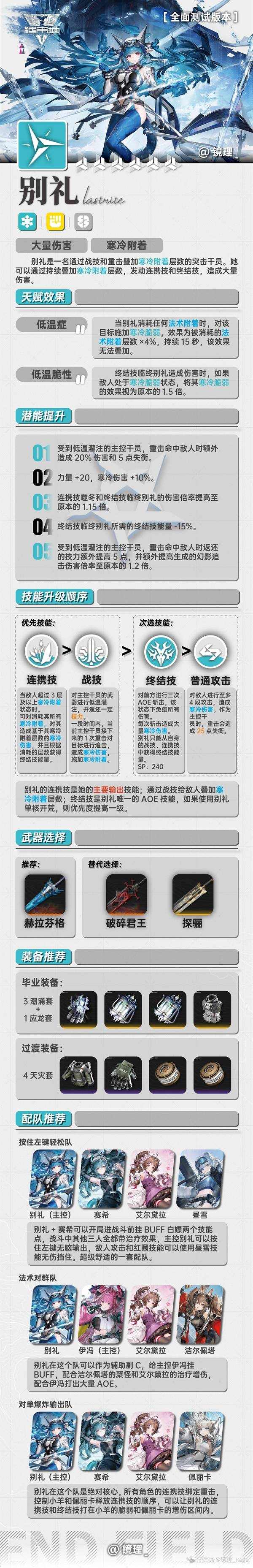 明日方舟终末地别礼培养技巧，如何高效培养别礼