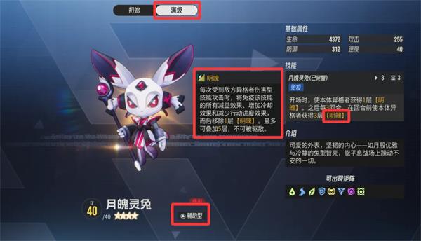 伊瑟月魄灵兔属性介绍与搭配推荐