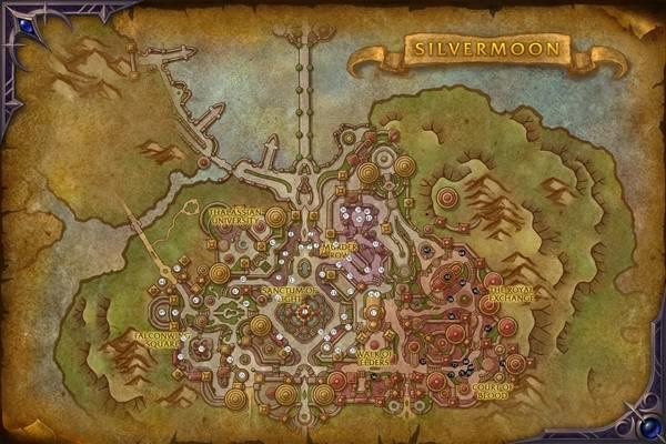 魔兽世界12.0银月城地图详解，最新区域情报全解析