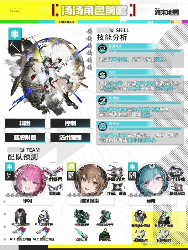 明日方舟终末地汤汤队伍配置攻略，队伍如何搭配